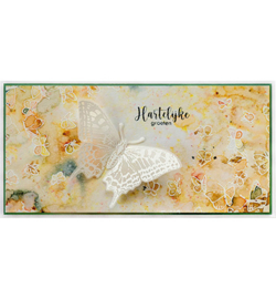 TC0908 Marianne Design Clear stamp Tiny's Art Butterflies