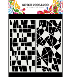470.715.824 Dutch DooBaDoo Mask Art Slimline Mosiaic Line