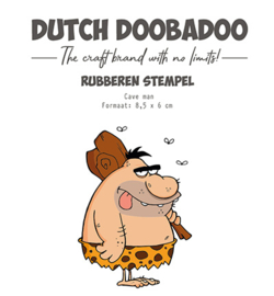 497.004.015 Dutch DooBaDoo Rubber stempel Cave man