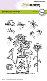 130501/2704 CraftEmotions clearstamps A6 gieter For you  Connie Westenber