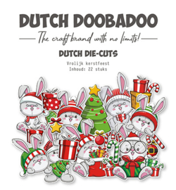 474.007.040 Dutch DooBaDoo Die-Cuts Vrolijk Kerstfeest