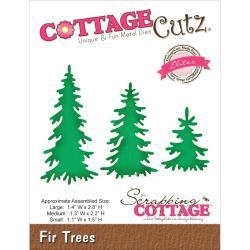500644 CottageCutz Elites Die  Fir Trees