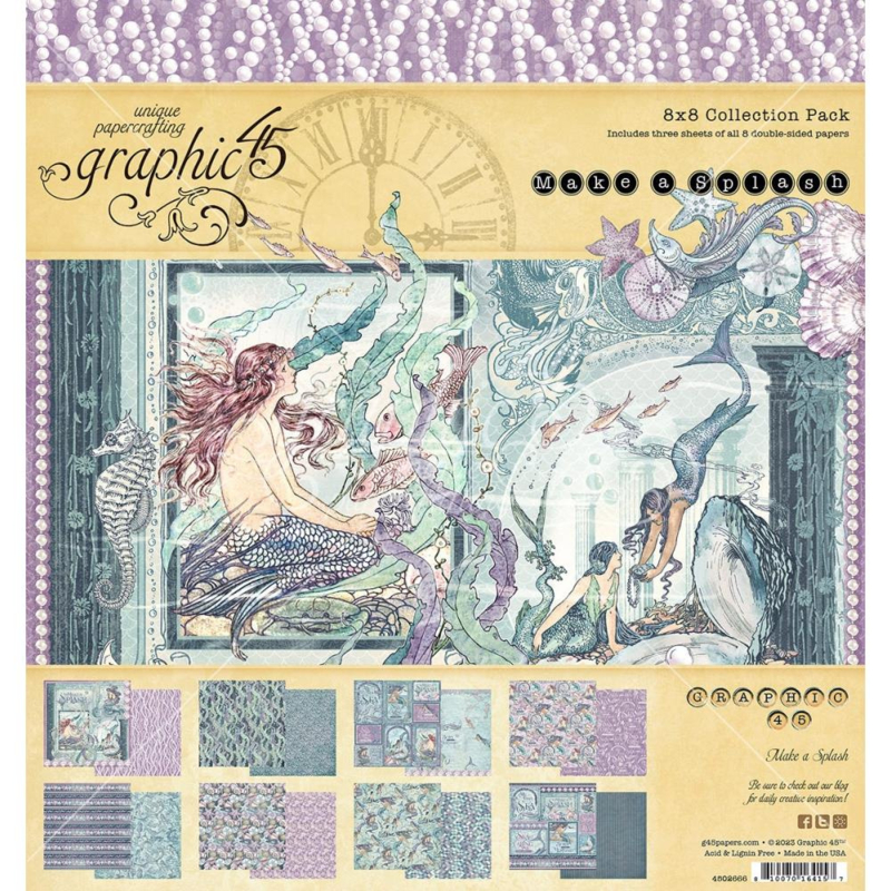 Graphic 45, Blossom Collection, designer papieren blok + sticker -   Nederlands
