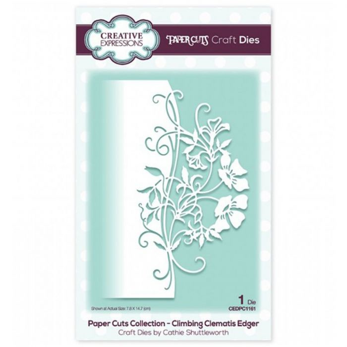 CEDPC1161 Creative expressions Craft die edger Climbing clematis