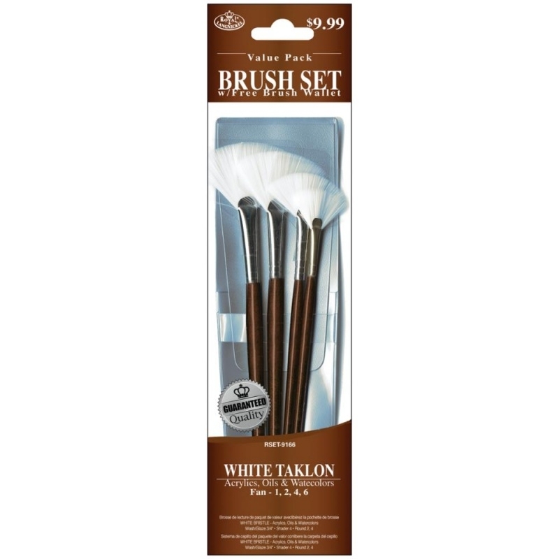 325165 Brush Set Value Pack White Taklon