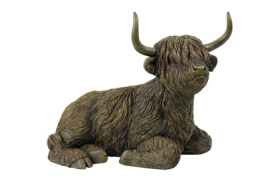 schotse hooglander liggend