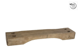 3R Onderbord "Jax" naturel gerecycled hout 10x50x5cm