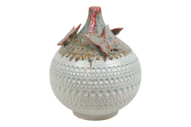 vaas met vlinders multcolours