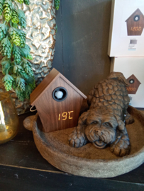 Klok/wekker/thermometer "koekoek"