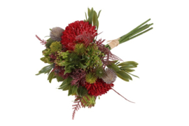 Dahlia boeket rood