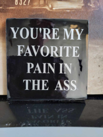 your my favorite pain in the ass