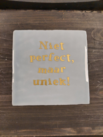 Niet perfect,maar uniek