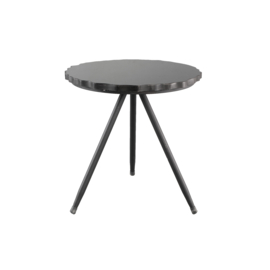 Black marmer sidetable