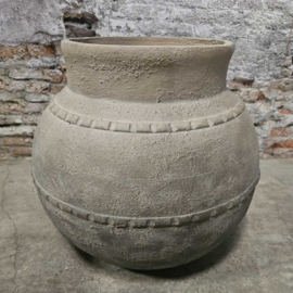 pot rustiek raw brown