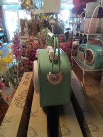 Klok/spaarpot "radio"