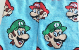 Mario Bros Sokken Blauw  