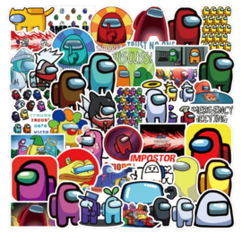 Among Us Sticker Set (50 stuks)