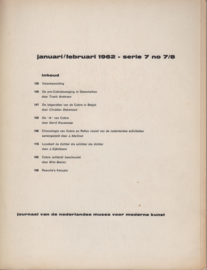 Museumjournaal themanummer Cobra, januari/februari 1962 –serie 7 no 7/8