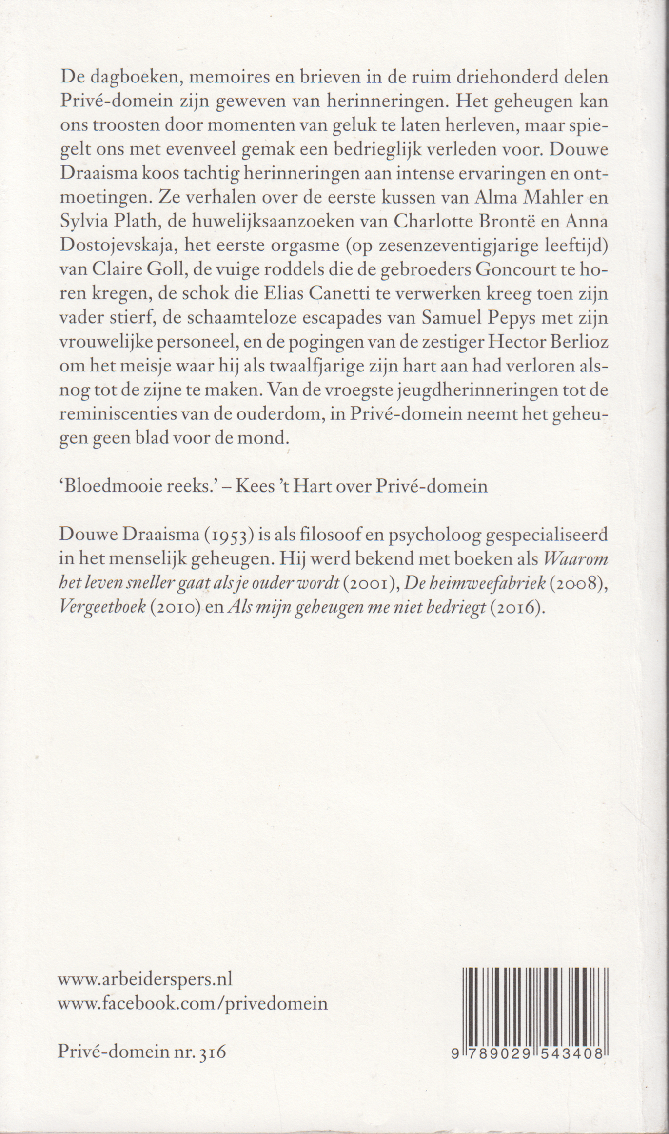 De ivoren cel, Douwe Draaisma