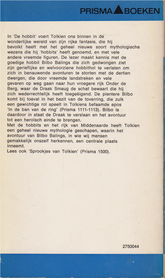 De Hobbit, J.R.R. Tolkien