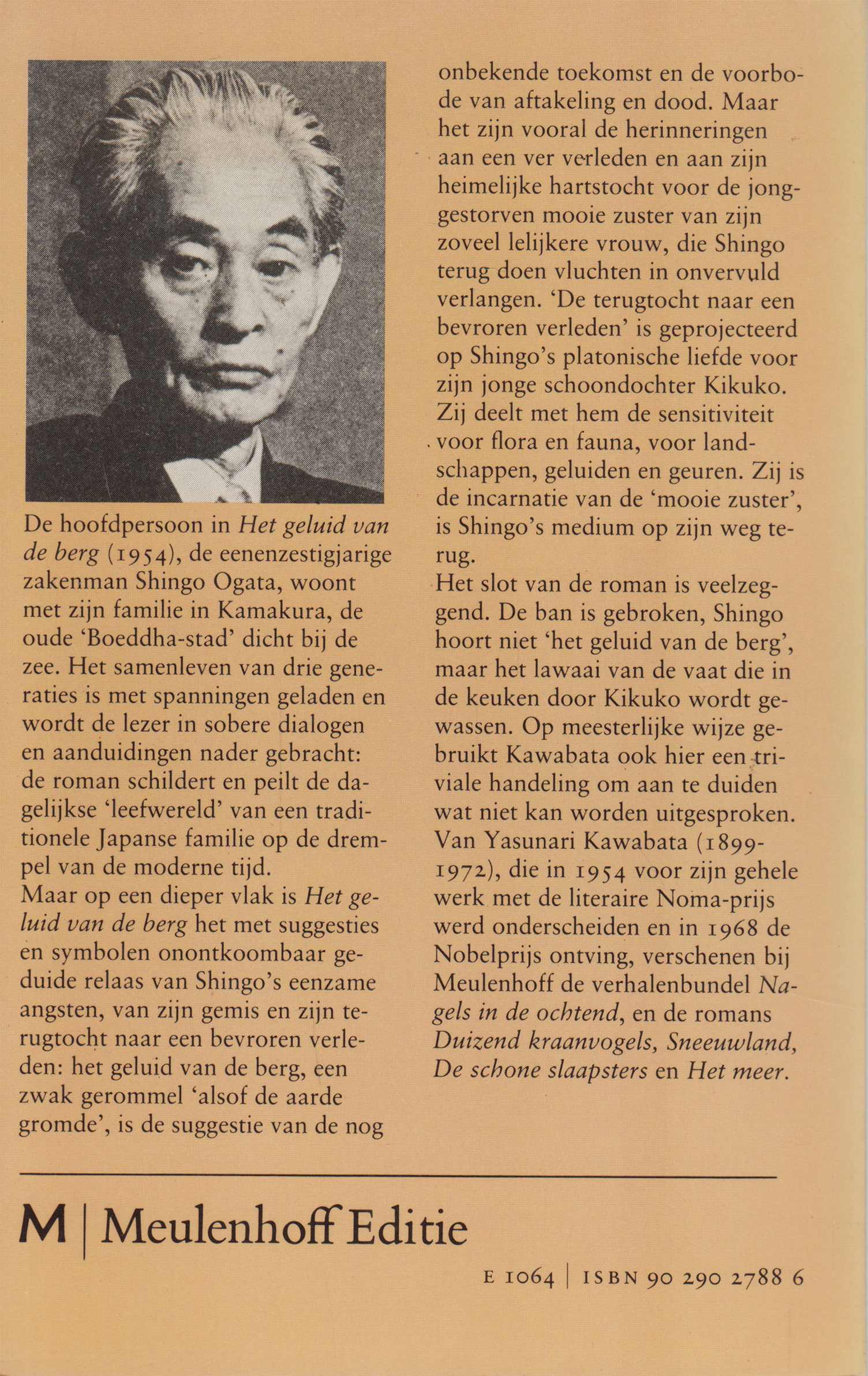 Het geluid van de berg, Yasunari Kawabata