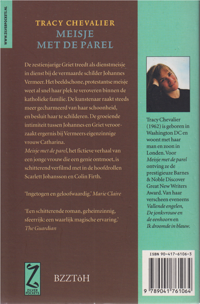 Meisje met de parel, Tracy Chevalier