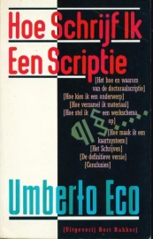 Hoe schrijf ik een scriptie, Umberto Eco