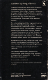Men in Dark Times, Hannah Arendt