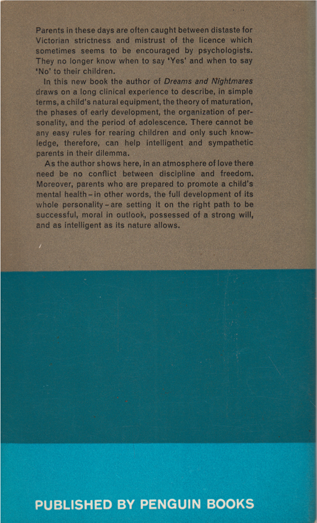 Childhood and Adolescence, J. A. Hadfield
