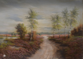 Gpa-B2ah: Achtergrond landschap (80 x 60cm)