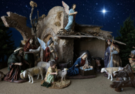 TCbld-1.02b: Kerstgroep - 17 cmH -  15dlg