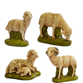 S/H 3.1k: Schapen voor ca. 23 / 25 cm fig.