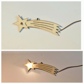 Vrl-82 Kleine vallende  Ster met lichtje