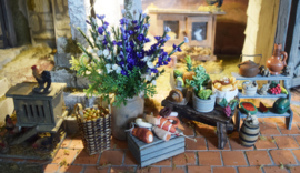 Kerststal diorama 'Made in Ashtown'