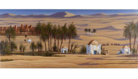 Gpa-B12a: Bethlehem achtergrond (Dag 48x110cm)