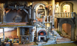 Kerststal diorama 'Made in Ashtown'