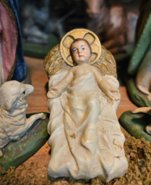 Gips 27:  Hele oude Kerstgroep  (21dlg) 30cmH