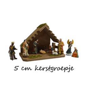 Kg-mb15 Kerstgroepje 3.5 cm / 5cmH