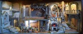 Kerststal diorama 'Made in Ashtown'