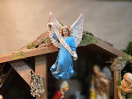 Gips 10: Oude Kerstgroep  (20dlg) 18cmH