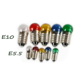 El-30:Reserve gloeilampjes E5.5 / E10 (3.5 V)