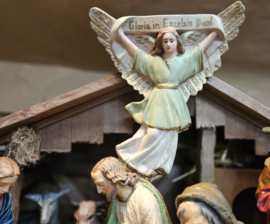 Gips 27:  Hele oude Kerstgroep  (21dlg) 30cmH