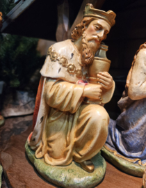 Gips 22f:  Oude Kerstgroep  (20dlg) 23cmH