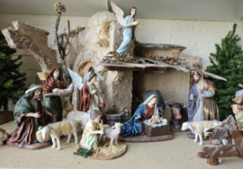 TCbld-1.02b: Kerstgroep - 17 cmH -  15dlg