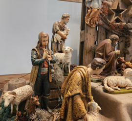 Gips 29:  Grote Kerstbeelden  (18dlg) 60cmH