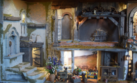 Kerststal diorama 'Made in Ashtown'