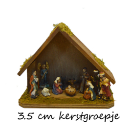 Kg-mb15 Kerstgroepje 3.5 cm / 5cmH