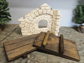 Kst-04 Kleine kerststal (9cm fig)