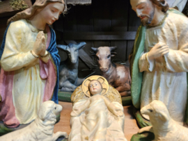 Gips 27:  Hele oude Kerstgroep  (21dlg) 30cmH
