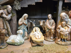 Gips 25:  Kerstgroep Kevelaer (20dlg) 22 / 23cmH